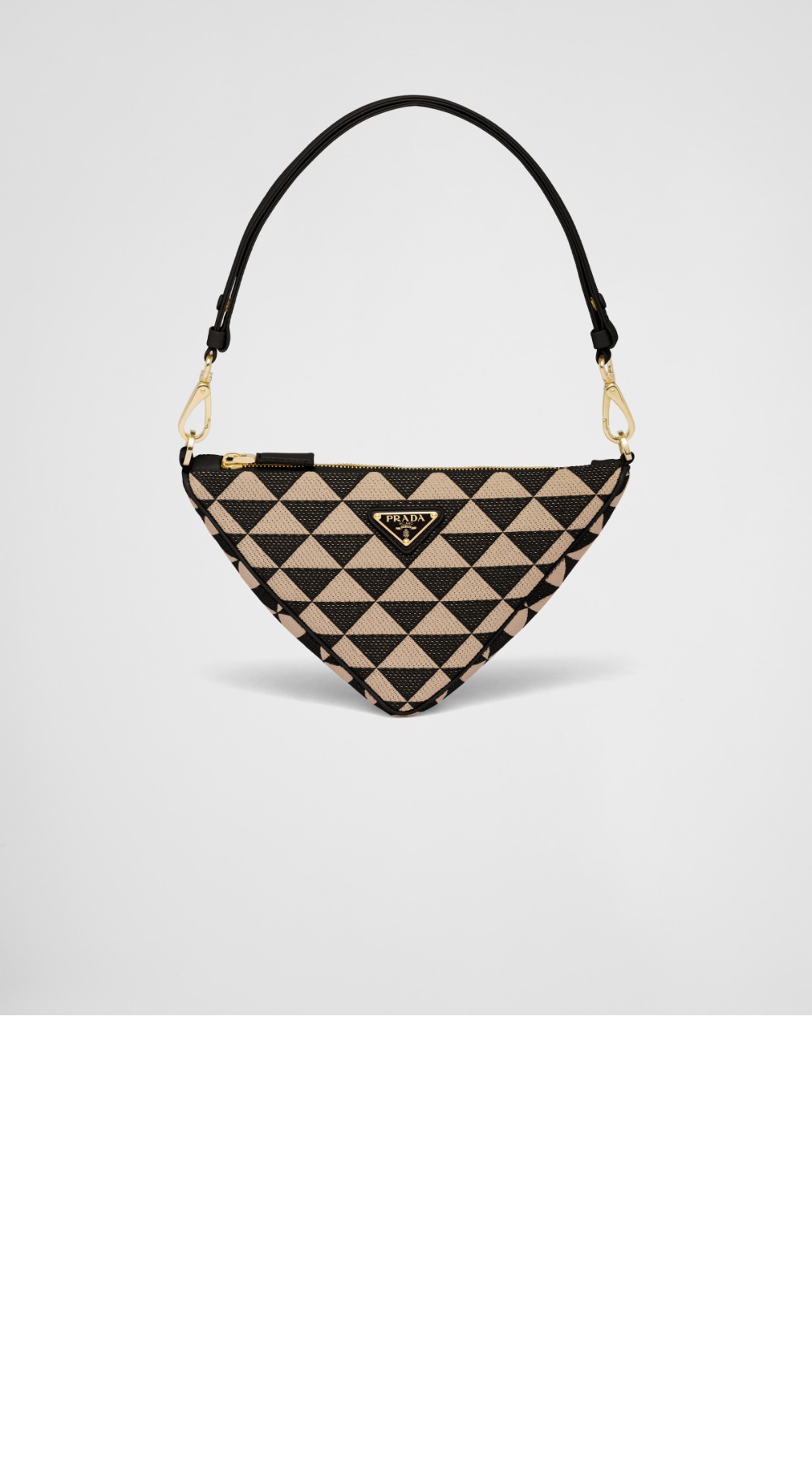 프라다 자수 패브릭 미니백 1BC543