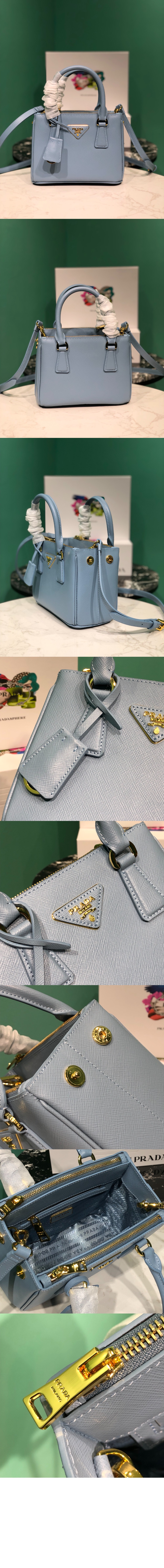 프라다 가죽 미니백 1BA906