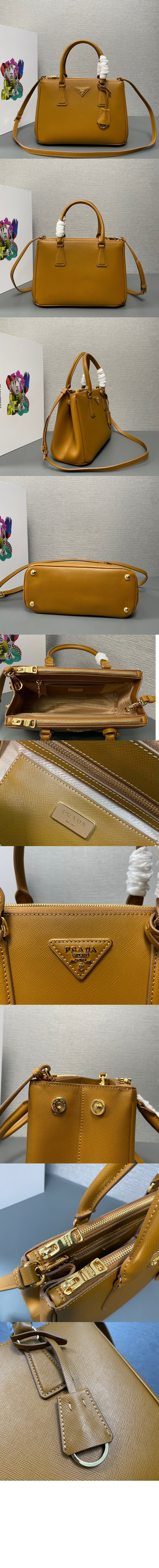 프라다 미디엄 가죽백 1BA863