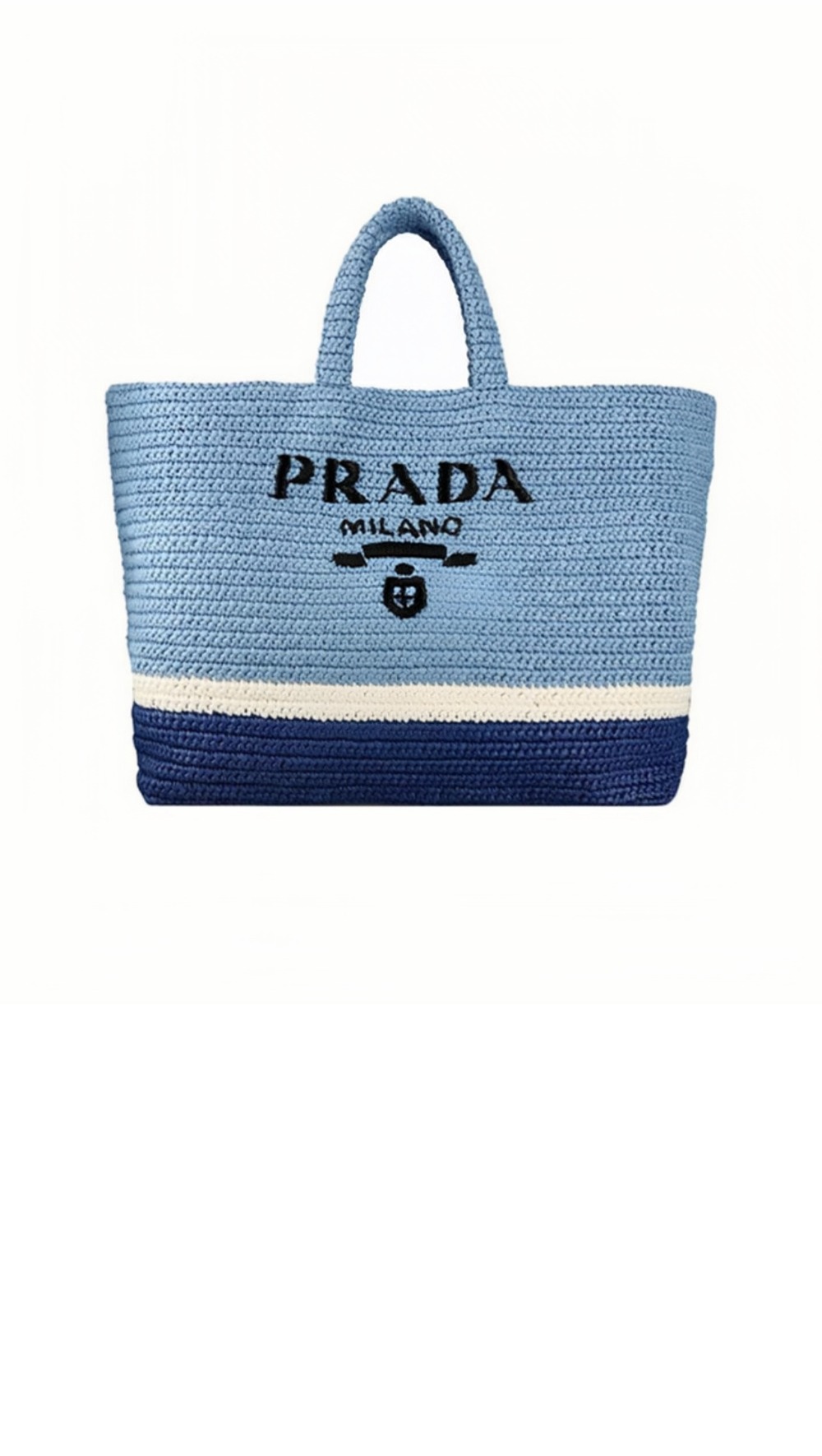 프라다 크로셰 토트백 1BG392