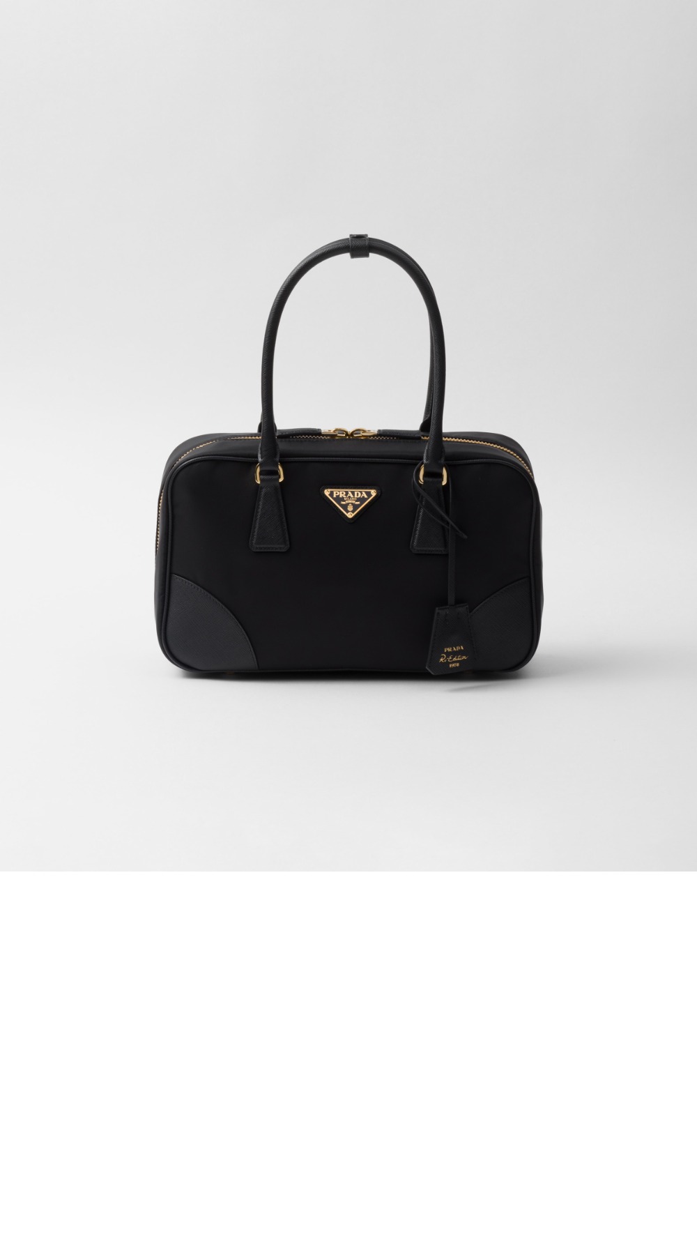프라다 가죽 투핸들백 1BB115