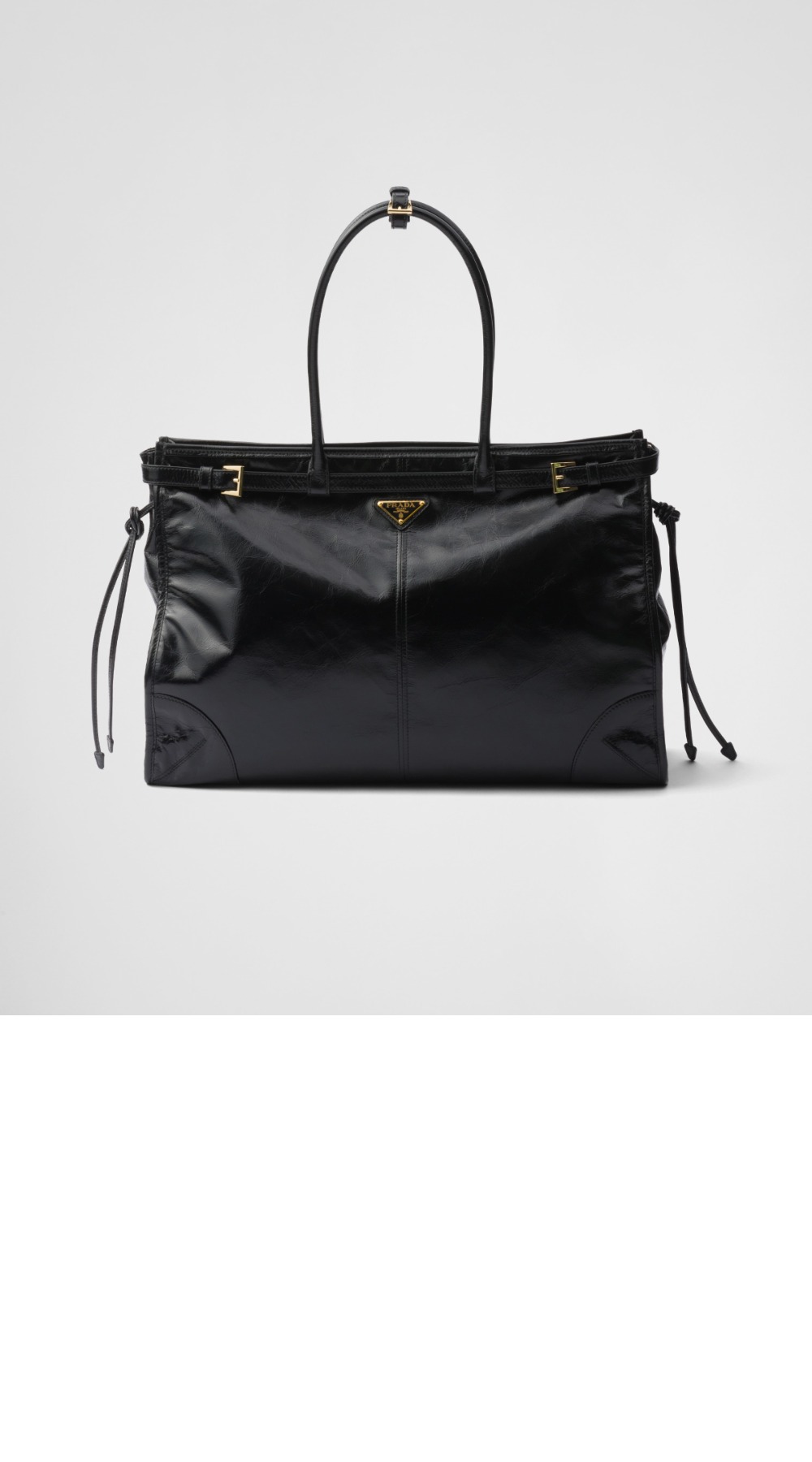 프라다 라지 가죽 핸드백 1BA439