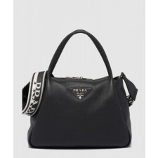 프라다 레더 핸드백 라지 1BC170