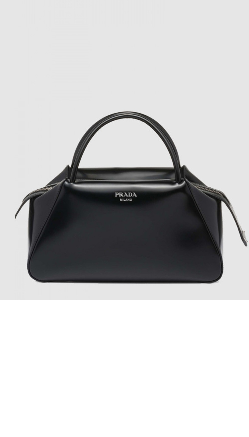 프라다 슈퍼노바 브러시드 핸드백 미듐 1BA365