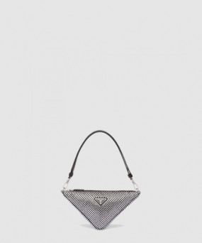 프라다 크리스탈 트라이앵글백 1BC190