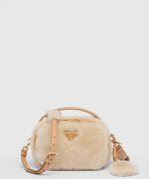 프라다 오데트 시어링 미니백 1BH208