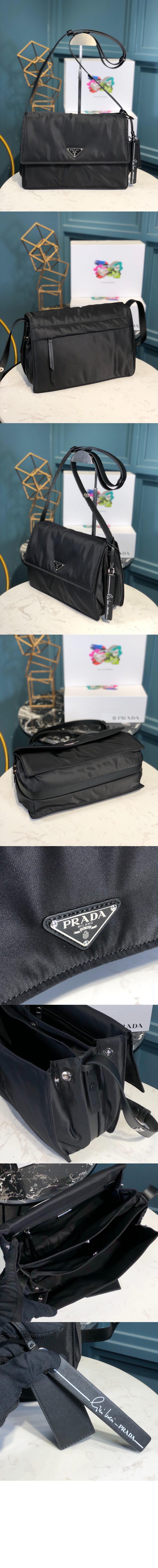 프라다 로고 장식 숄더 백 1BD255