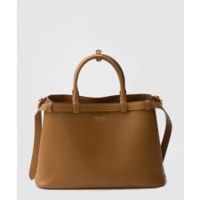 프라다 미디엄 가죽 핸드백 1BA417