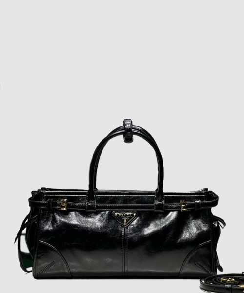 프라다 미디엄 가죽 핸드백 1BA426