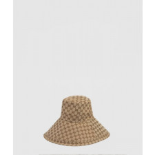 구찌 캔버스 와이드 브림 버킷햇 631958