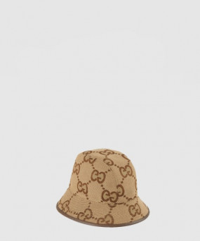 구찌 점보 GG 캔버스 버킷햇 681256