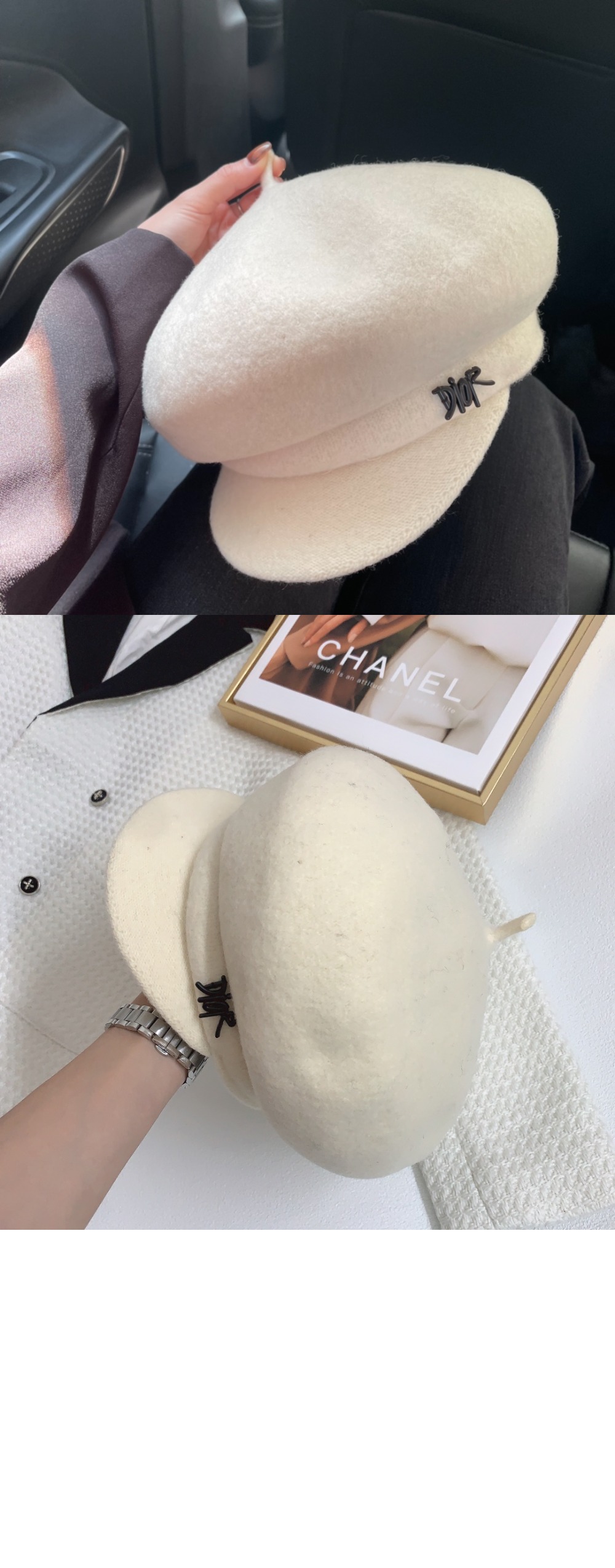 디올 팔각 모자 2FST4