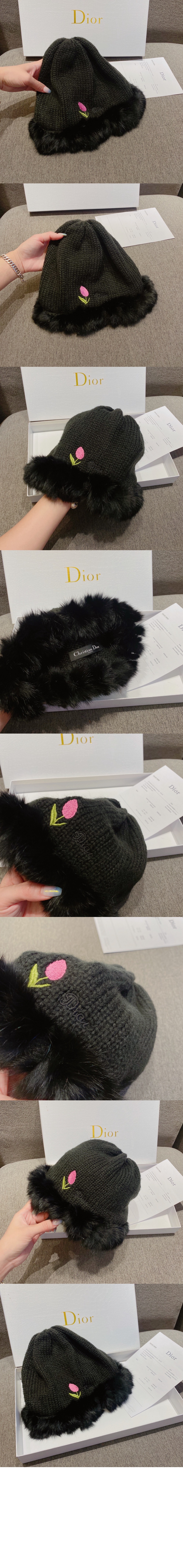 디올 니트 비니 33PEU