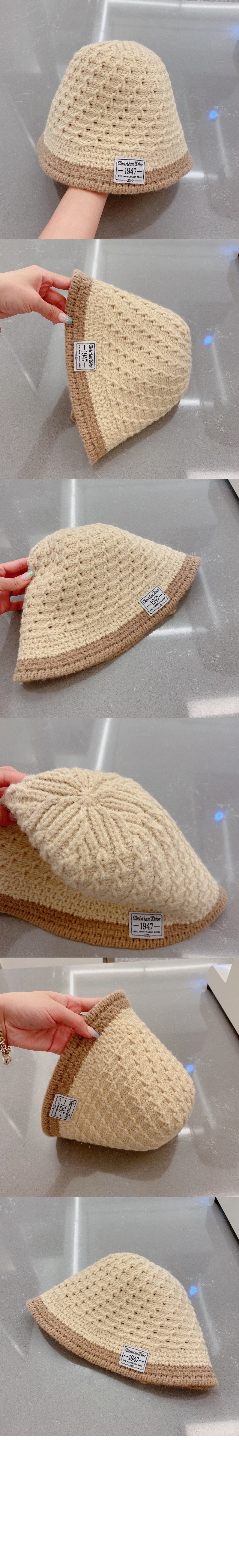 디올 니트 벙거지 523TU