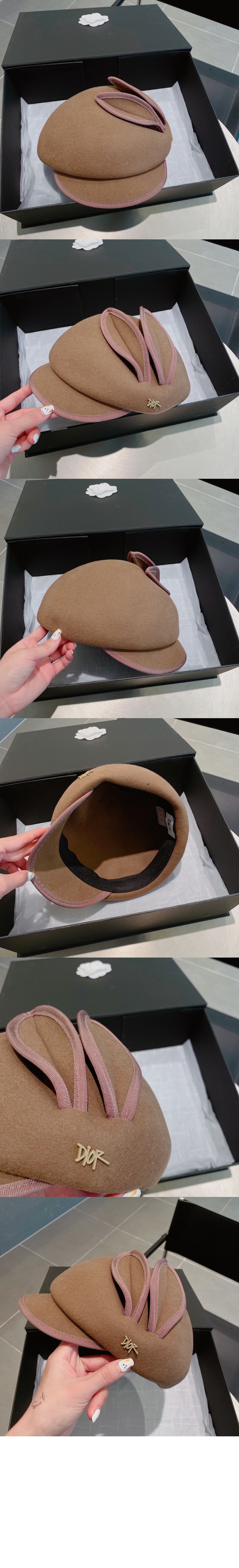 디올 팔각 모자 S4T58