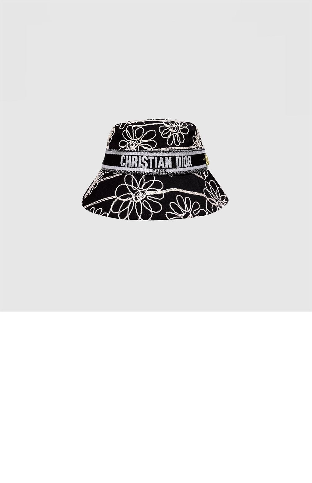 디올 자수 로고 버킷햇 33PDP
