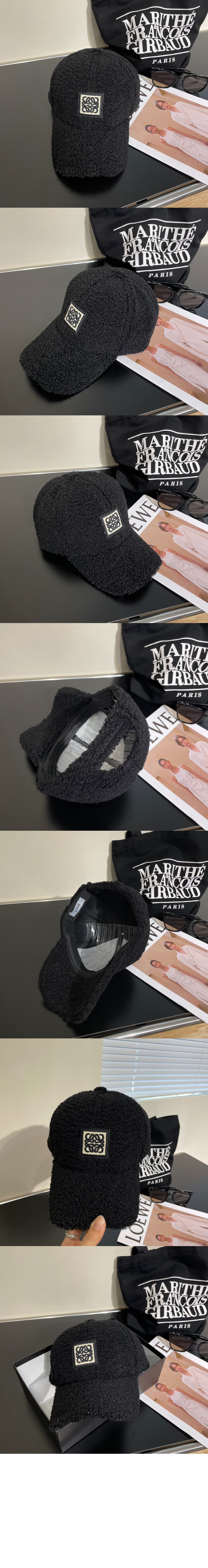 로에베 램스울 베이스볼 캡