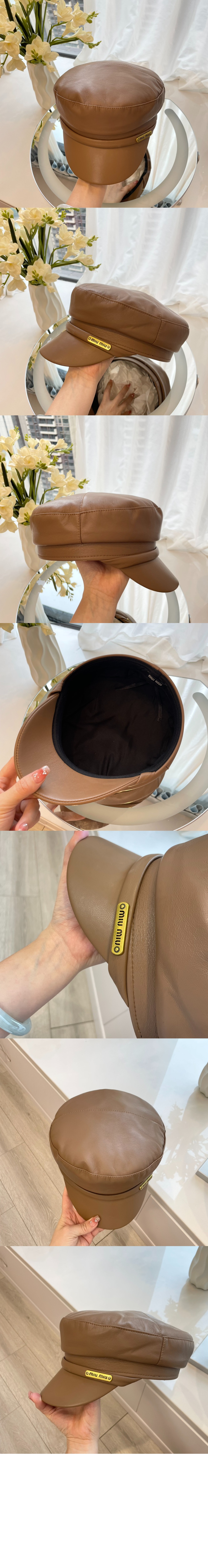 미우미우 팔각 모자 5HC481