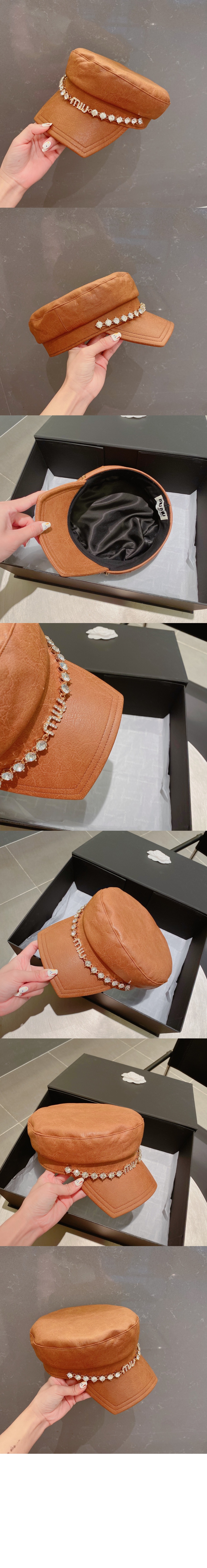 미우미우 팔각 모자 5HC863