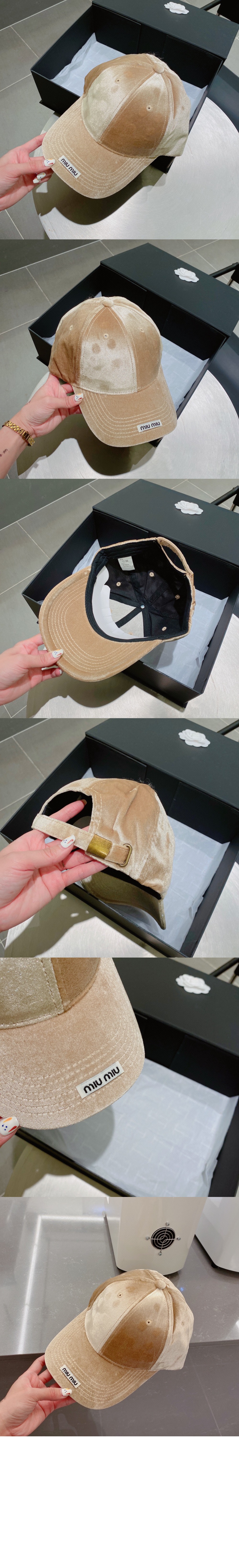 미우미우 베이스볼 캡 5HC531