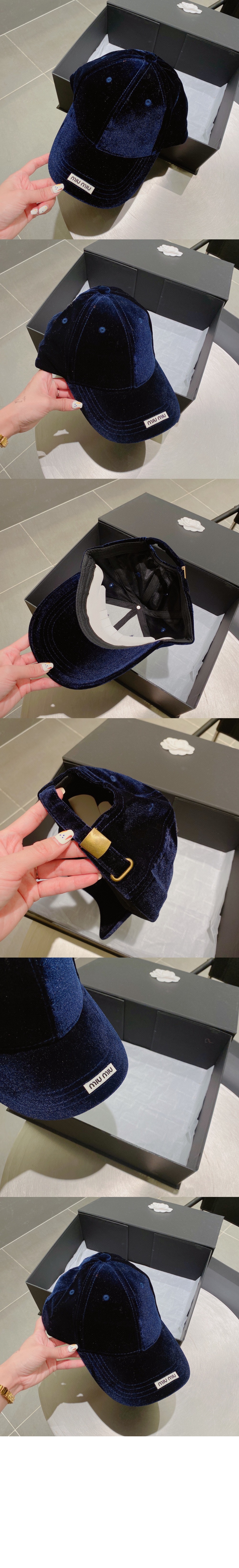 미우미우 베이스볼 캡 5HC531