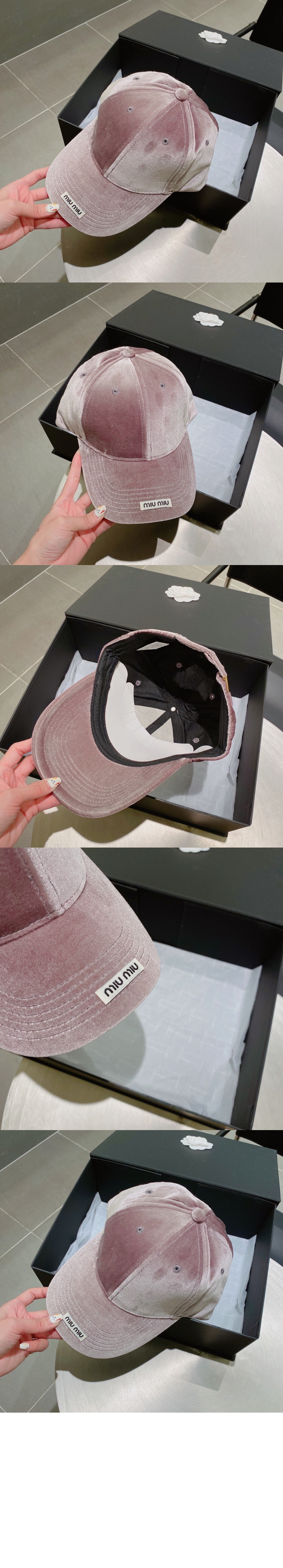 미우미우 베이스볼 캡 5HC531