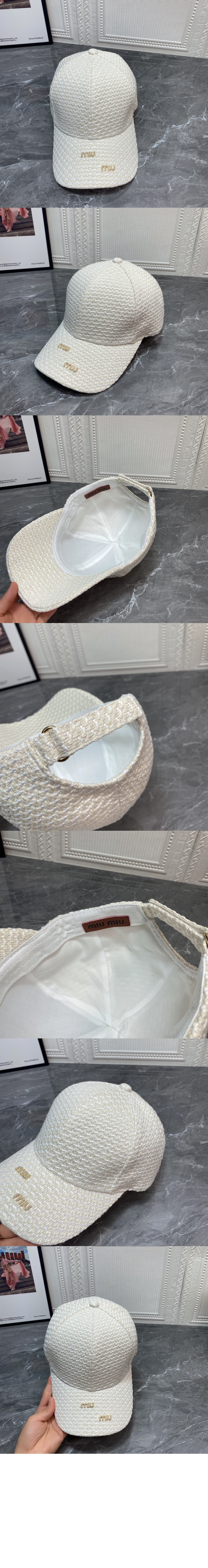 미우미우 베이스볼 캡 5HC542