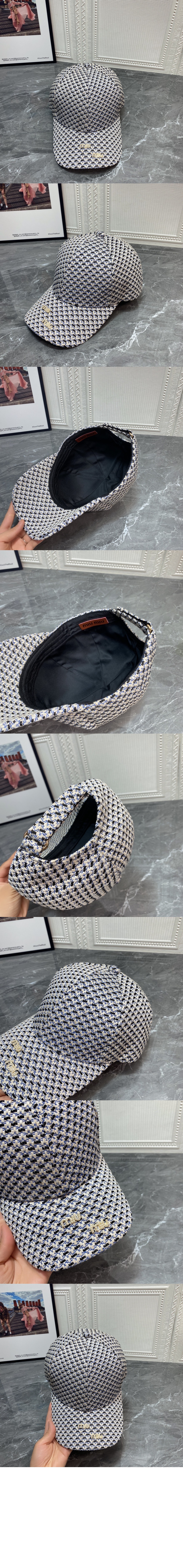 미우미우 베이스볼 캡 5HC542