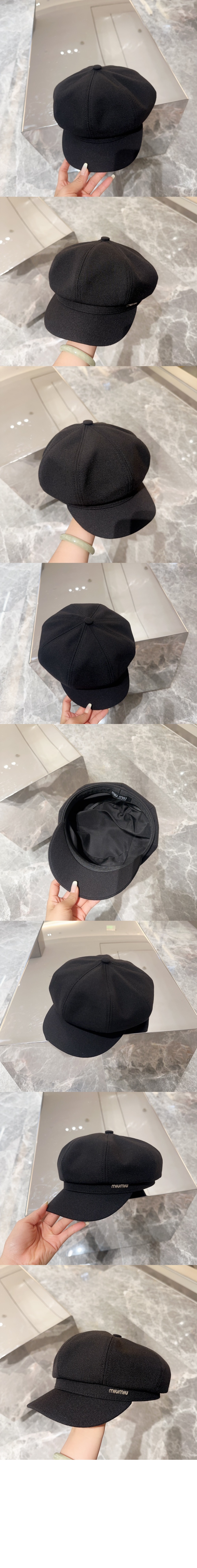 미우미우 팔각 모자 5HC125