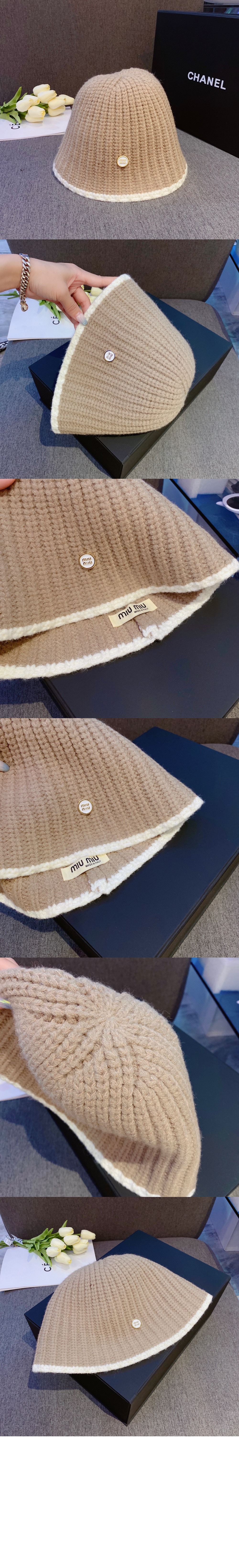 미우미우 니트 벙거지 5HC248