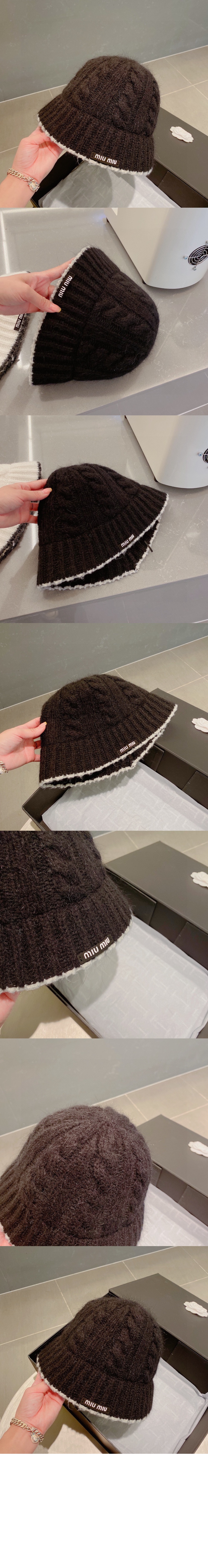 미우미우 니트 벙거지 5HC264