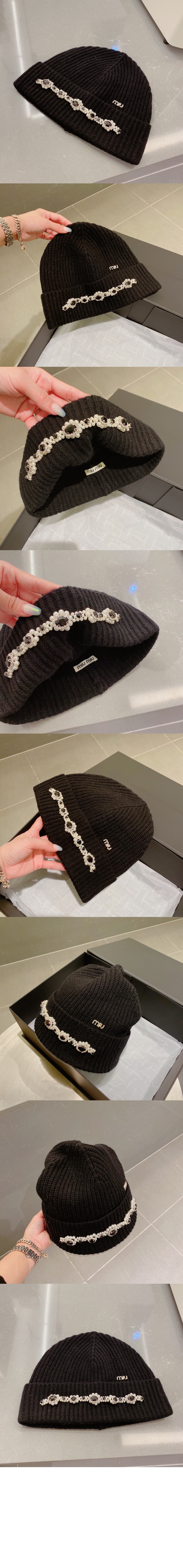 미우미우 니트 비니 5HC447