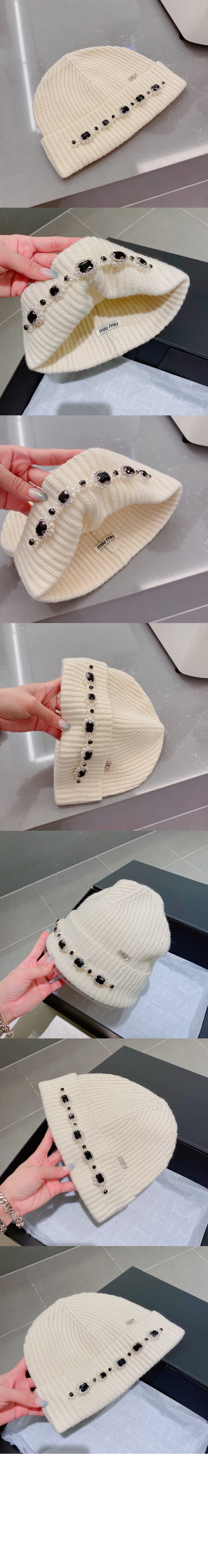 미우미우 니트 비니 5HC447