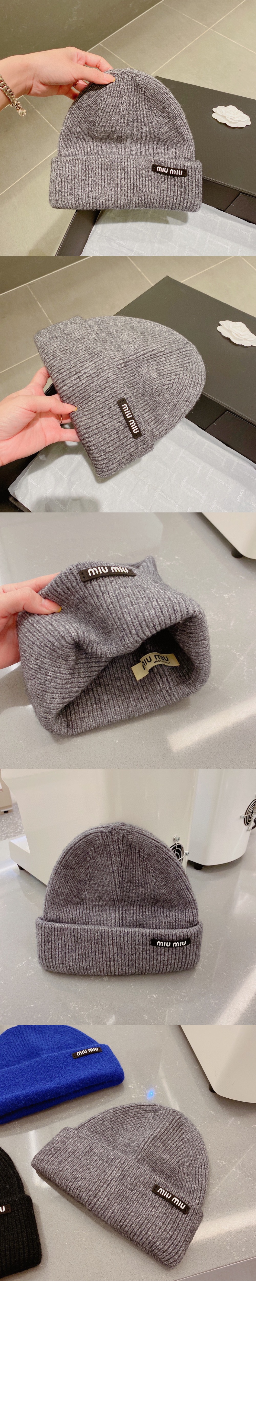 미우미우 니트 비니 5HC671