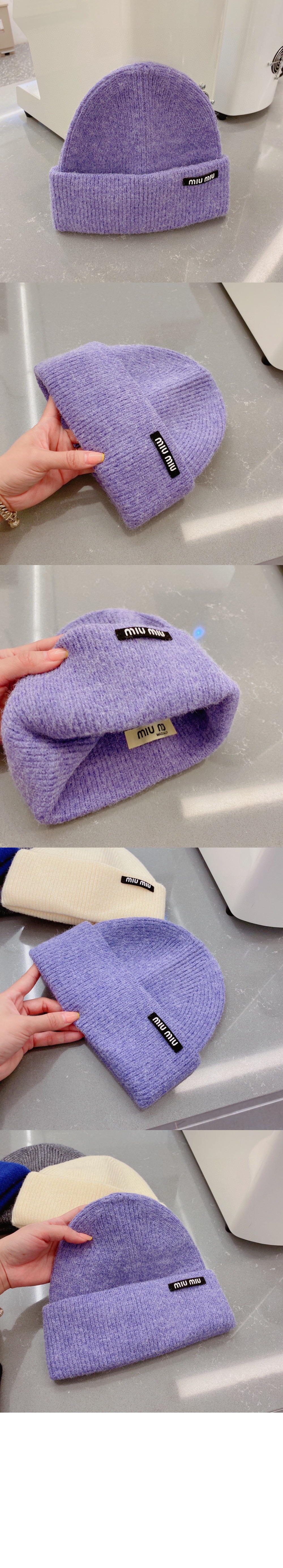 미우미우 니트 비니 5HC671