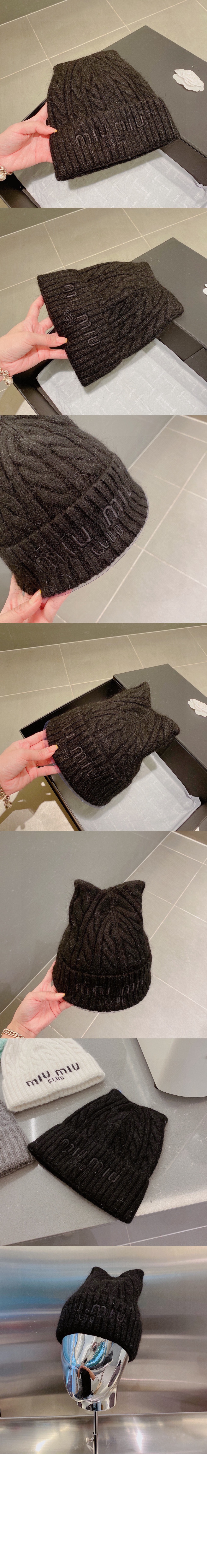 미우미우 니트 비니 5HC853