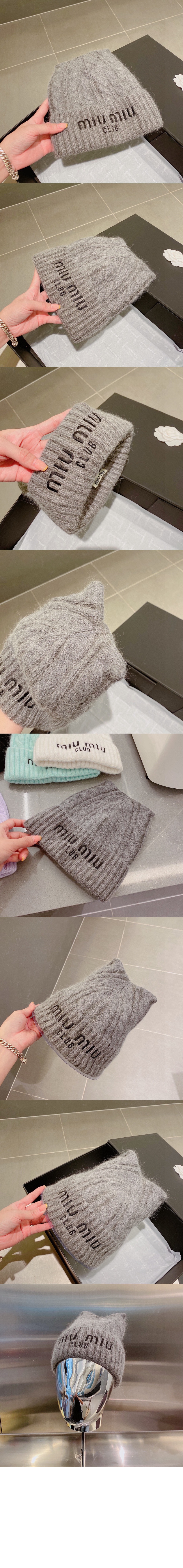 미우미우 니트 비니 5HC853