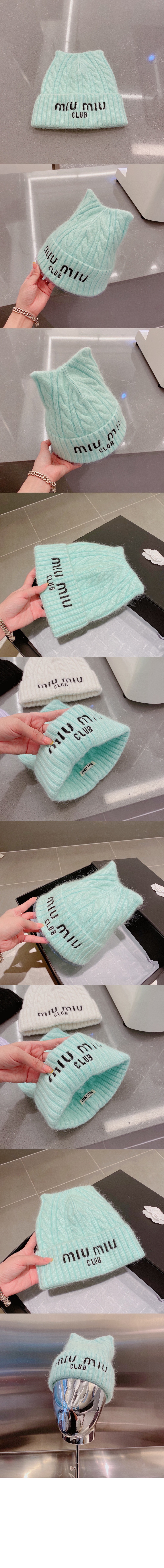 미우미우 니트 비니 5HC853