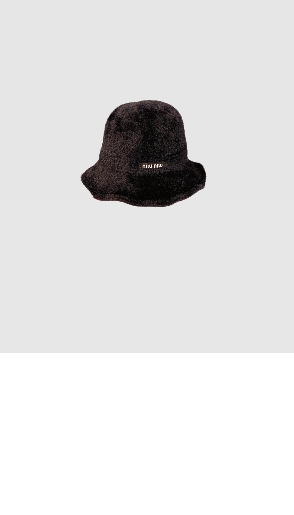 미우미우 램스울 벙거지 5HC343