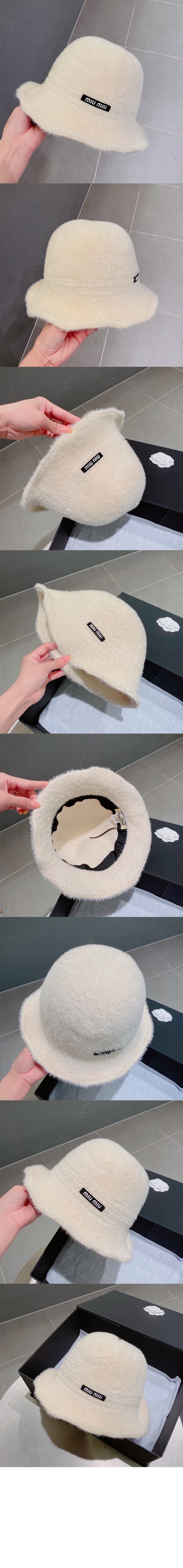 미우미우 램스울 벙거지 5HC343