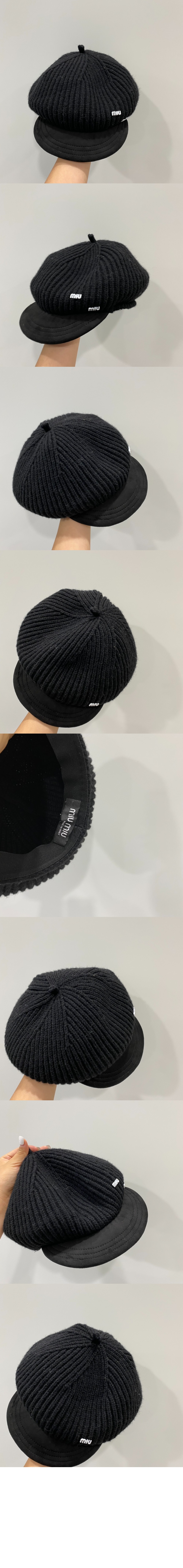 미우미우 팔각 모자 5HC648