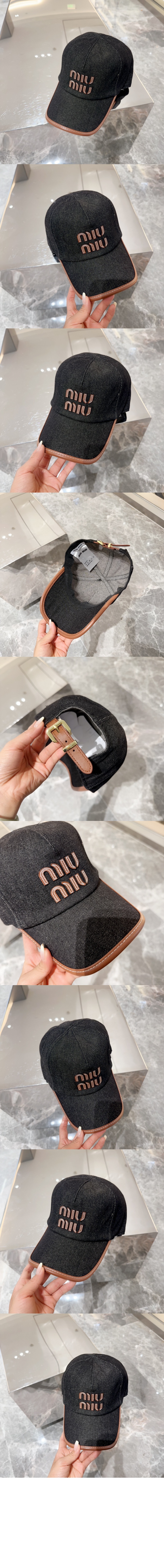 미우미우 베이스볼 캡 5HC187