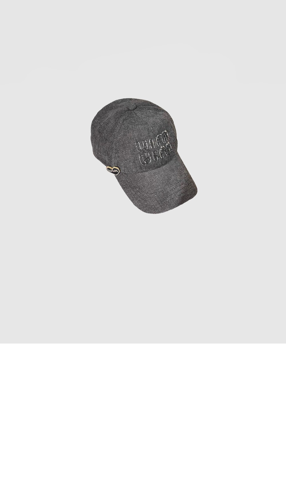 미우미우 베이스볼 캡 5HC265