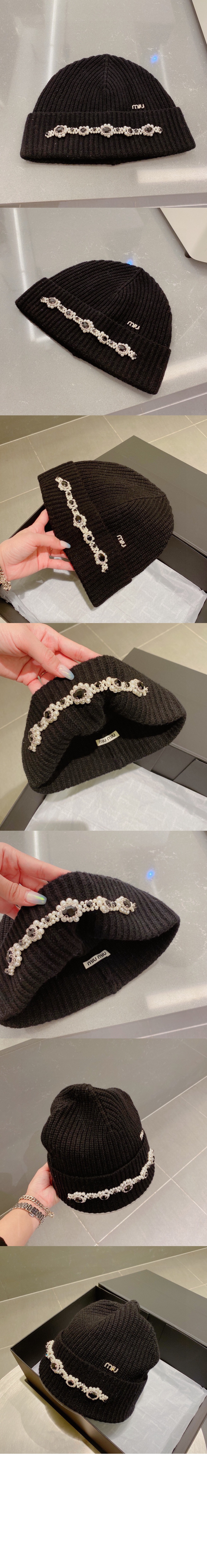 미우미우 니트모자 5HC749