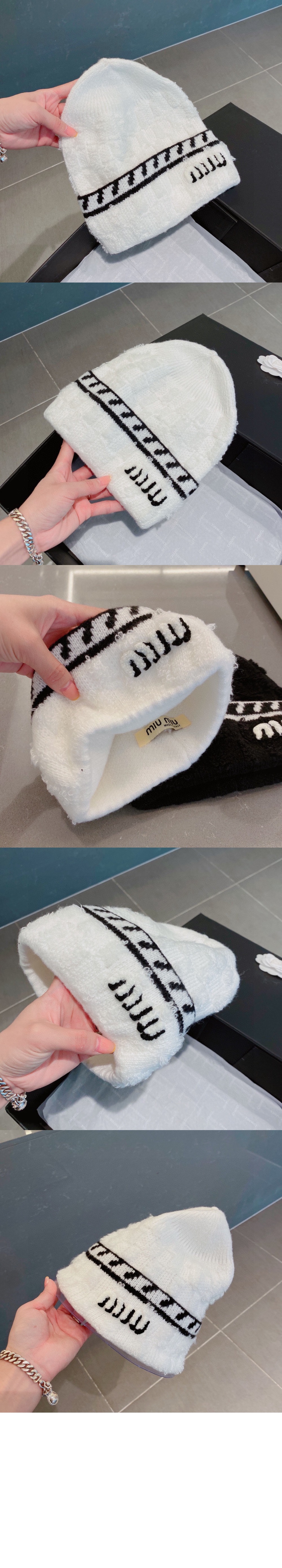 미우미우 니트모자 5HC869