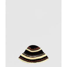 미우미우 니트 스트라이프 캡 5HC697
