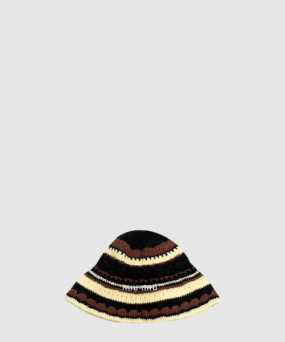 미우미우 니트 스트라이프 캡 5HC697