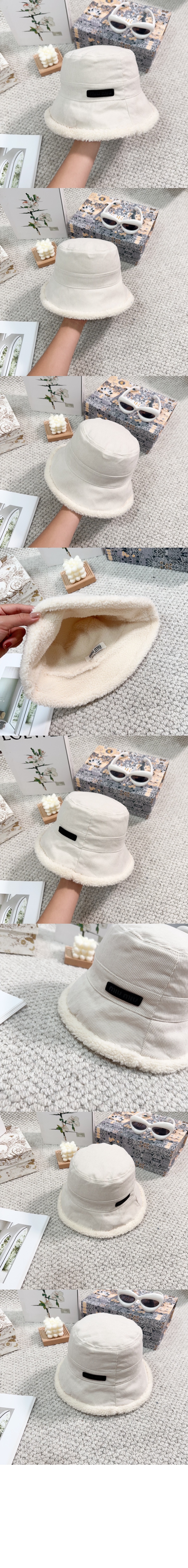 미우미우 램스울 벙거지 5HC346