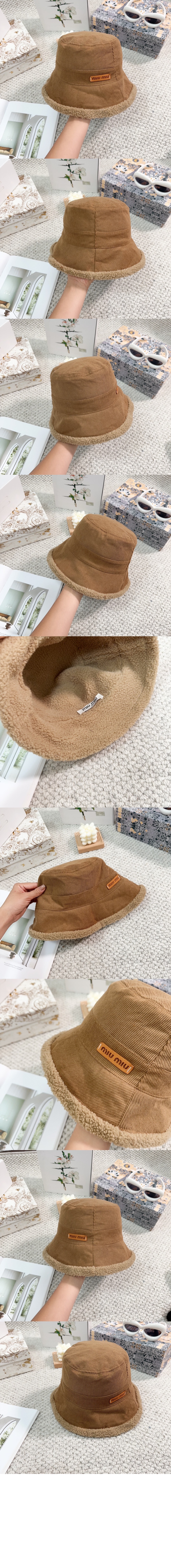 미우미우 램스울 벙거지 5HC346