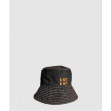 미우미우 데님 자수 버킷햇 5HC155